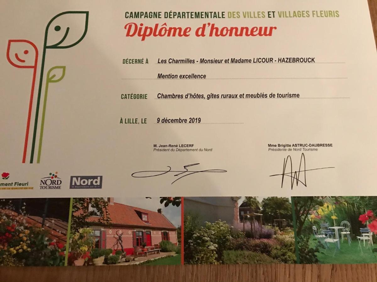 Les Charmilles Bed & Breakfast Hazebrouck Luaran gambar